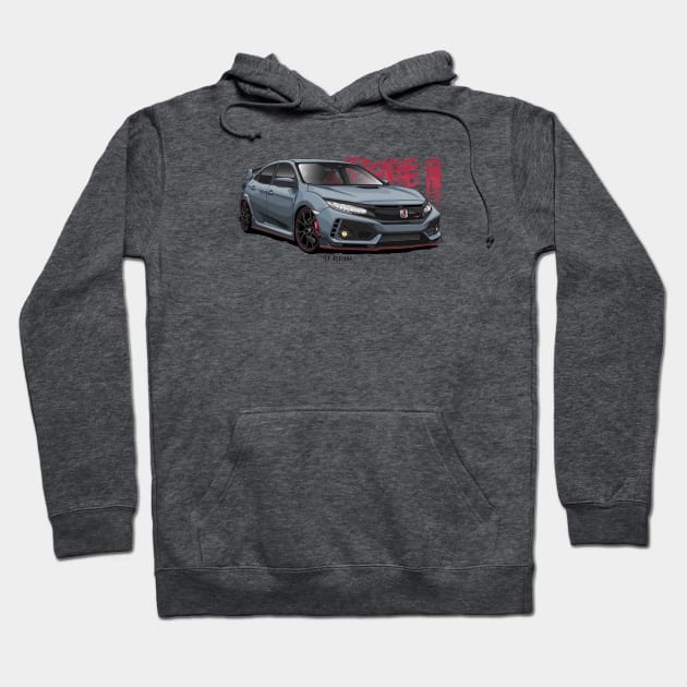 Civic Type R Hoodie by LpDesigns_